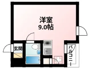 バトンルージュ【1階】の間取り