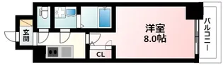 S-RESIDENCE江坂Alegria【10階】の間取り