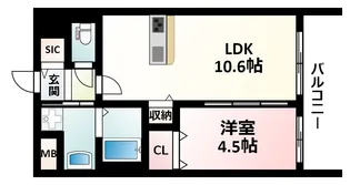 エリジオンⅡ【4階】の間取り