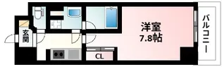 THE MUTUAL江坂【9階】の間取り