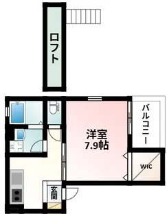KTIレジデンス西中島Ⅱ【3階】の間取り