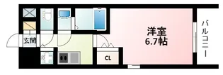 ベラジオ新大阪北【6階】の間取り