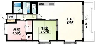ライオンズマンション第3緑地公園【3階】の間取り