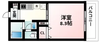 ドミトリオ仁王田【1階】の間取り