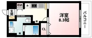 ドライバウム江坂【4階】の間取り