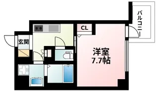 La Douceur江坂Ⅱ【8階】の間取り