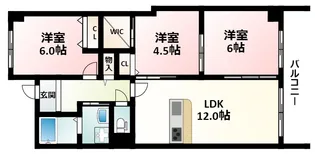 パークアヴェニュー緑地【2階】の間取り