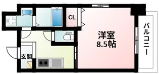 ヴェリテ新大阪イースト【2階】の間取り