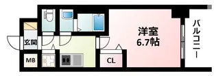 ベラジオ三国駅前【3階】の間取り
