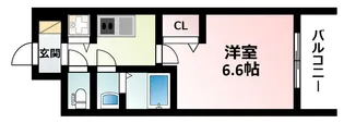 ベラジオ三国駅前【5階】の間取り