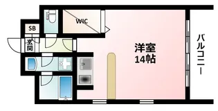 グランシャルマン新大阪【4階】の間取り