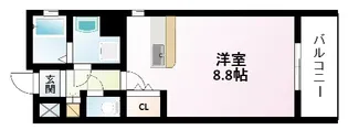 ウェストコート垂水町【4階】の間取り