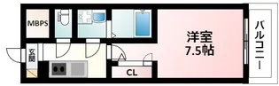 S-RESIDENCE江坂Alegria【8階】の間取り