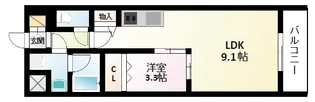 ルミネソレイユ江坂【5階】の間取り
