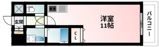 グランブルジュ【4階】の間取り