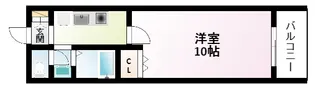 リュミエール江坂【6階】の間取り