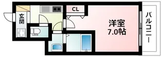 ウィンズコート新大阪Ⅱ【2階】の間取り