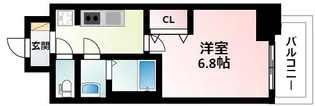 プレサンスOSAKA西中島リエゾン【10階】の間取り