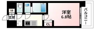 プレサンス江坂クォーレ【9階】の間取り