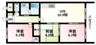 ラメゾンブリエ【2階】の間取り