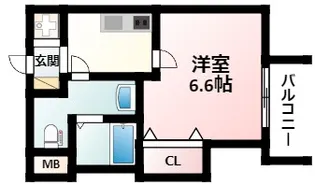 FRENCIA NOIE東三国【10階】の間取り