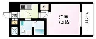 SERENITE江坂四番館【6階】の間取り