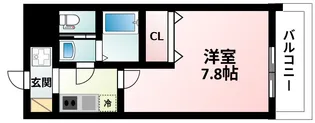 エスリード新大阪コンフォールⅠ番館【3階】の間取り