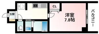 プランドール新大阪NORTHレジデンス【7階】の間取り