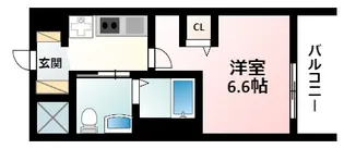 エステムコート新大阪Ⅸグランブライト【8階】の間取り