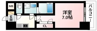ライジングメゾン新大阪SOUTH【3階】の間取り