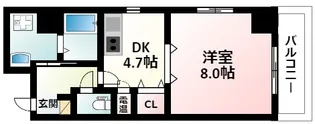 サンパティーク【6階】の間取り