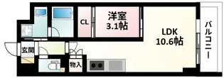 メセナ緑地公園【2階】の間取り