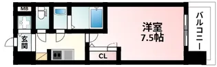 スワンズシティ新大阪プライム【7階】の間取り