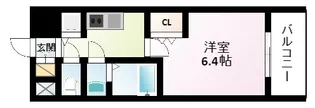S-RESIDENCE江坂【14階】の間取り