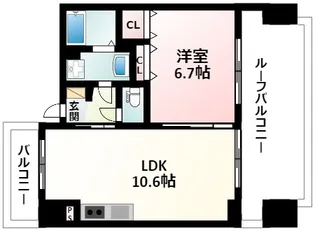 SERENiTE江坂四番館【12階】の間取り