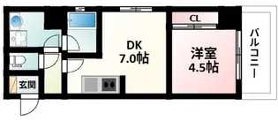 アスール江坂3rd【2階】の間取り