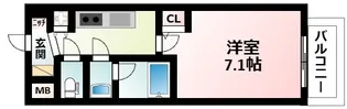 スプランディッド新大阪Ⅴ【2階】の間取り