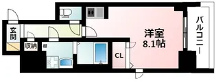 BPRレジデンス江坂【11階】の間取り