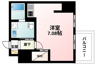 ドゥーエ江坂Ⅲ【14階】の間取り