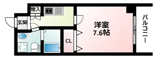 SERENiTE江坂四番館【9階】の間取り