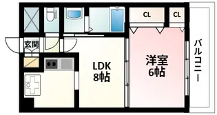ハイツ新和【8階】の間取り