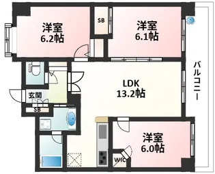 エステムコート新大阪Ⅳパークフロント【403号室】の間取り