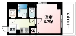 サンイースト江坂【3階】の間取り
