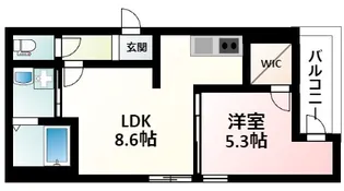 フジパレス吹田垂水町Ⅱ番館【3階】の間取り