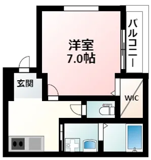 フジパレス吹田金田ノース【2階】の間取り