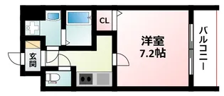 S-RESIDENCE新大阪Ridente【2階】の間取り