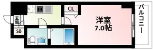アリビオ江坂南金田【3階】の間取り