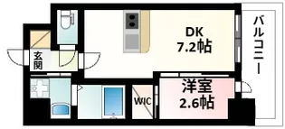 セレニテ江坂アリア【10階】の間取り