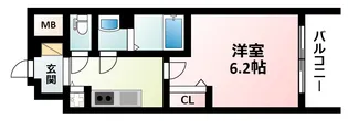 プレサンス新大阪クロステージ【8階】の間取り