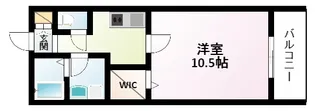TMK江坂【4階】の間取り